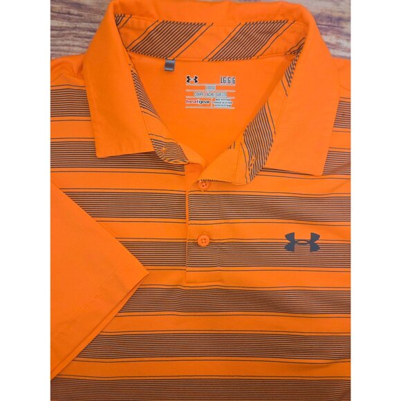 Under Armour Mens Heat Gear Loose Fit Performance Polo Large - Picture 4 of 8